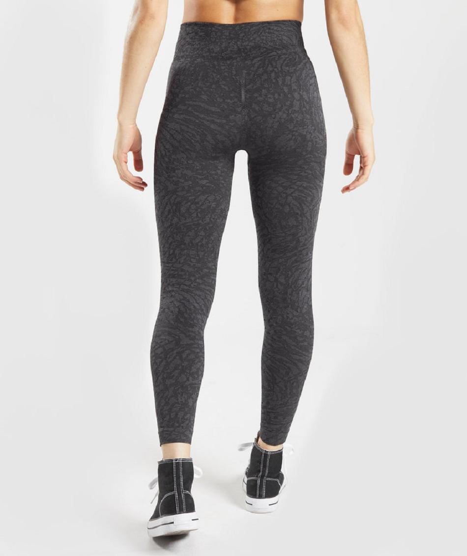 Leggins Gymshark Adapt Animal Seamless Mujer Negras | CO 2810SGL